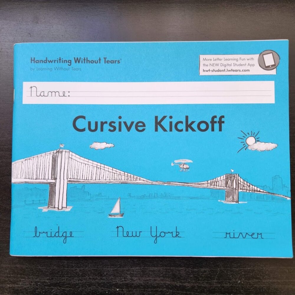 NEW Handwriting Without Tears Cursive Kickoff Student Workbook Writing English